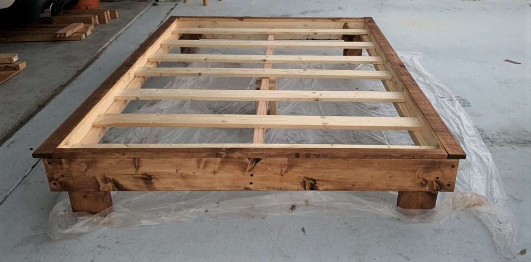 How To Build A Low Platform Bed Frame Hanaposy